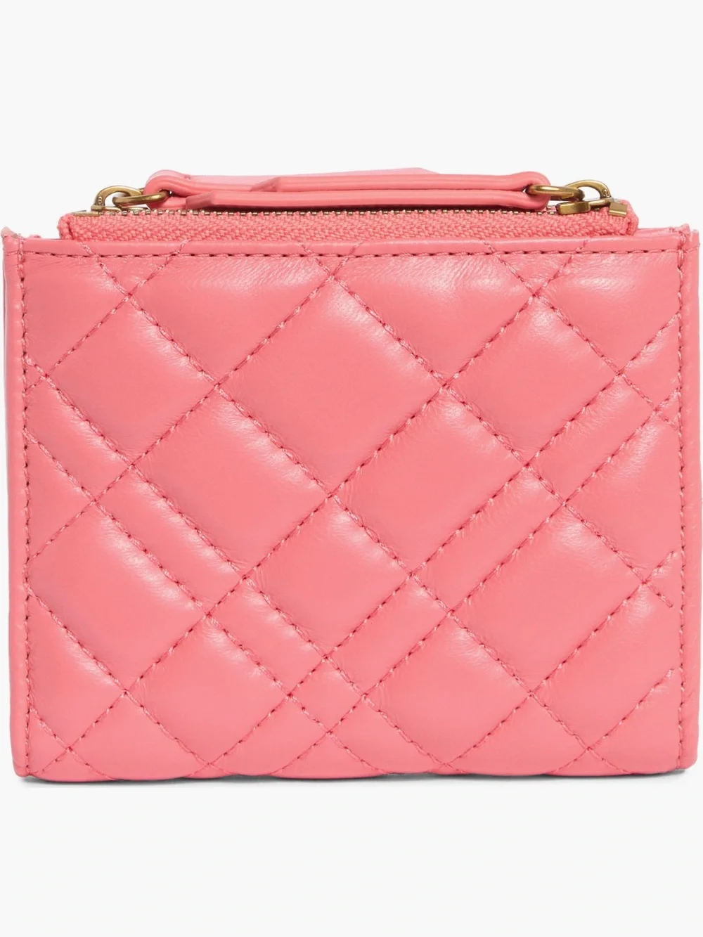Kurt Geiger Quilted pink mini wallet